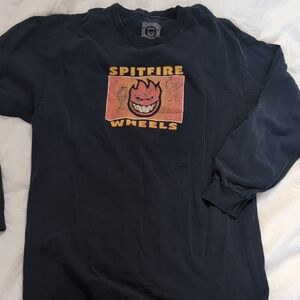 Spitfire Black Graphic Tee